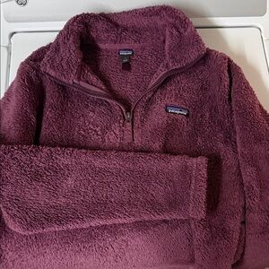 Patagonia half zip sherpa